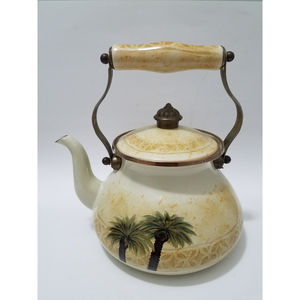 Tabletops Unlimited Tropical Design Vitro Ceramic Tea Kettle Electric/Gas